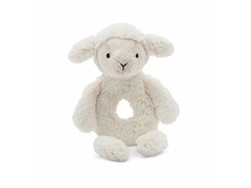 JellyCat Inc Bashful Lamb Ring Rattle