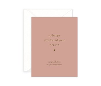 Your Person Engagement Greeting Card