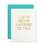 The Social Type I Love Being Married Card