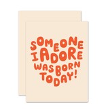 The Social Type Adore Birthday Card