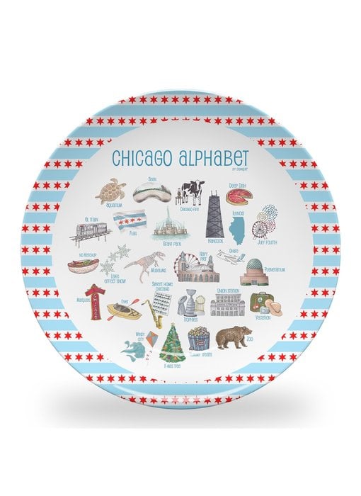 Chicago Alphabet Children's Plate