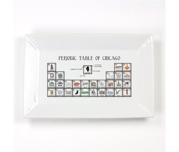Chicago Periodic Table Platter