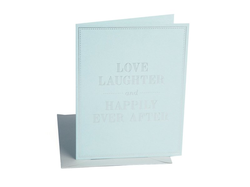 The Social Type Happily Ever After Wedding Card