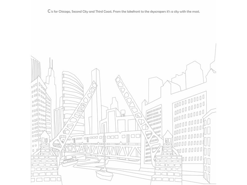 Baker & Taylor Publisher C is For Chicago Coloring Book