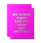 The Social Type Bat Mitzvah Congrats Card