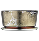 Voluspa Gilt Pomander & Hinoki Decorative Tin Candle
