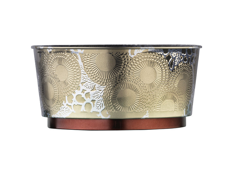 Voluspa Gilt Pomander & Hinoki Holiday Tin Candle