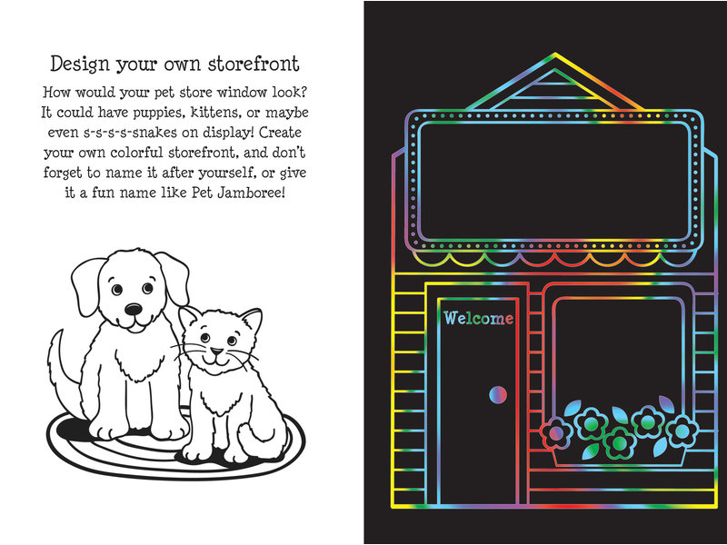 Peter Pauper Press Scratch & Sketch Pet Shop