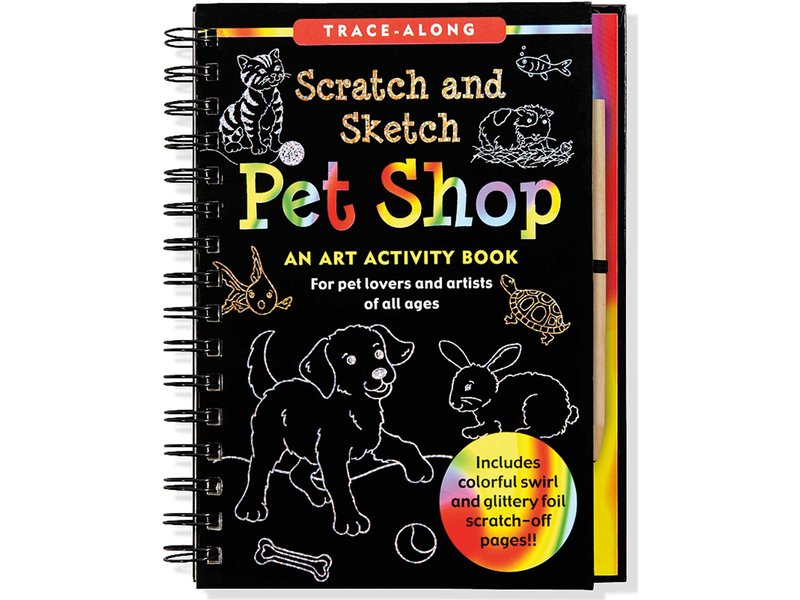 Peter Pauper Press Scratch & Sketch Pet Shop