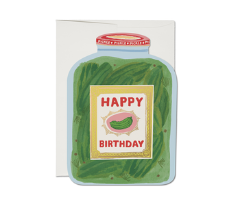 Pickle Birthday Card