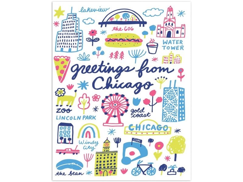 The Found Greetings From Chicago Card