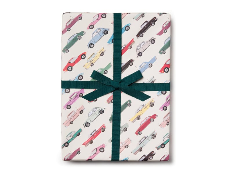 Red Cap Cards Cars Gift Gift Wrap