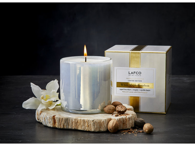 LAFCO White Maple Bourbon Signature Candle 15.5oz