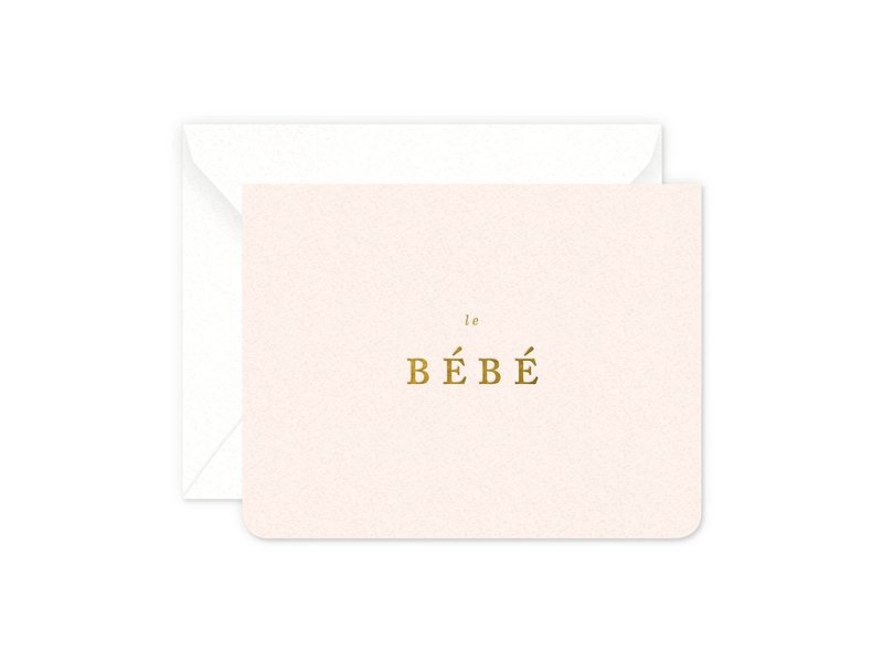 Smitten on Paper Bebe Girl Greeting Card