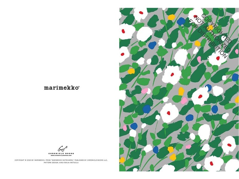 Chronicle Books Marimekko Kukka Notecards