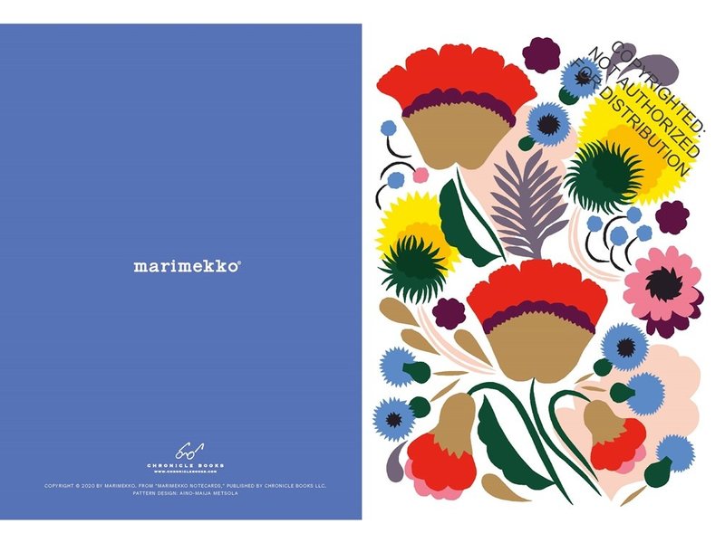 Chronicle Books Marimekko Kukka Notecards