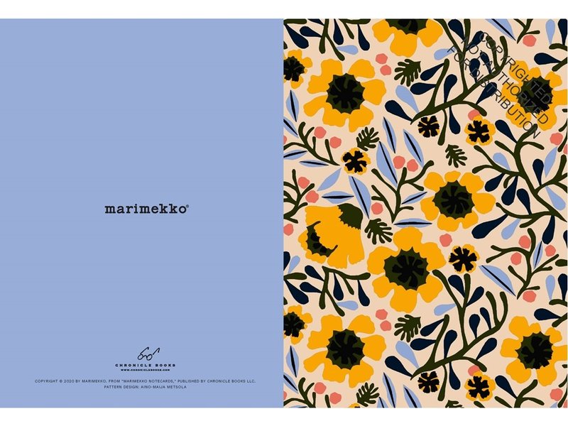 Chronicle Books Marimekko Kukka Notecards