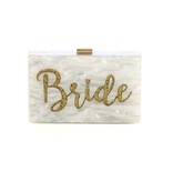 Shiraleah Bride Box Minaudiere, Ivory