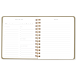 Fringe Studio Black Non-Dated Daily Planner