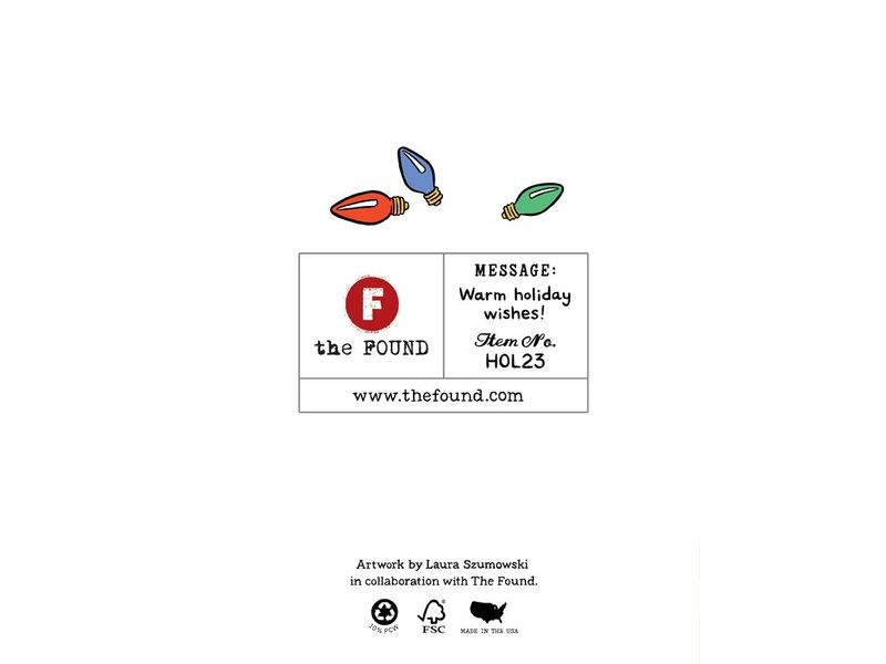 The Found Chicago Wreath Card Boxed Notecards