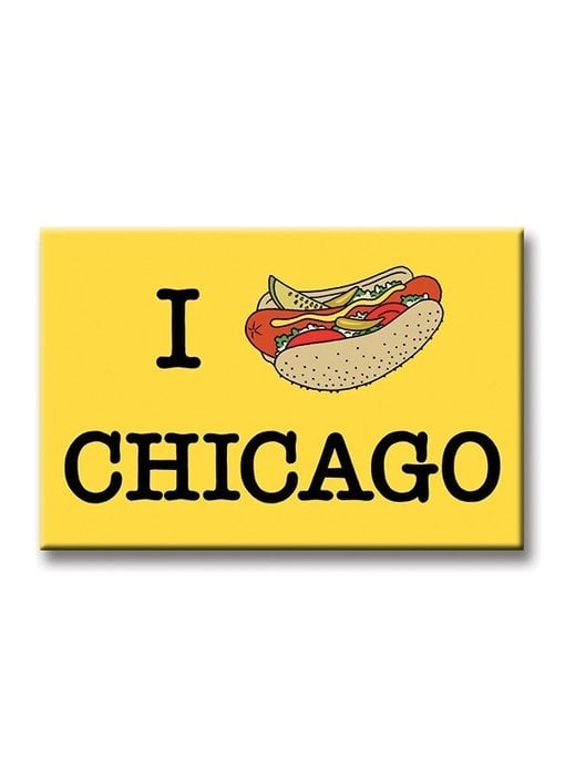 Hot Dog Chicago Magnet