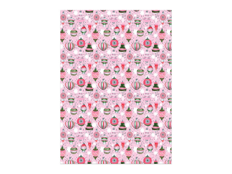 Red Cap Cards Retro Ornaments Gift Wrap