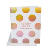 The Social Type Engaged Hologram Wedding Card