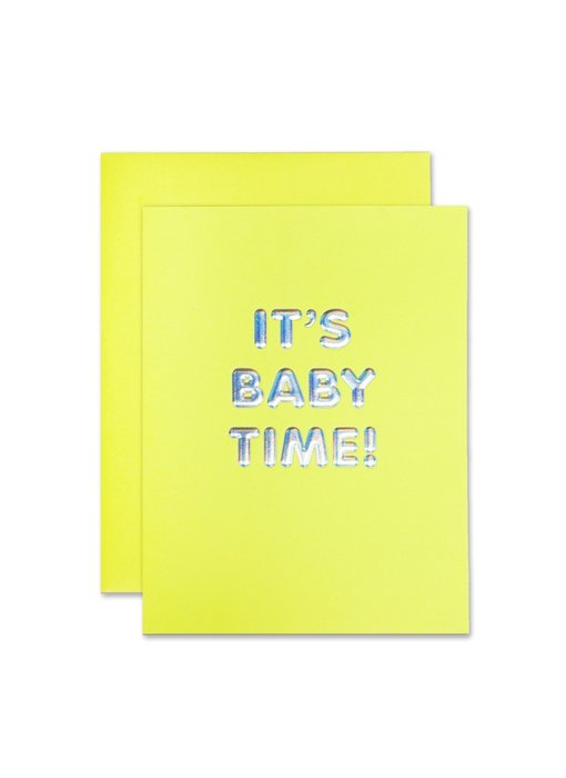 It's Baby Time Card