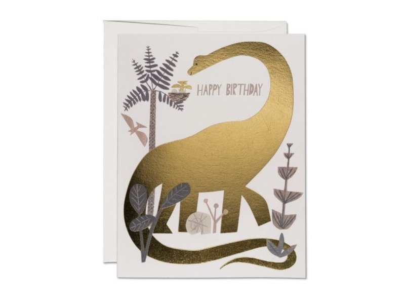 Red Cap Cards Dinosaur Birthday Card