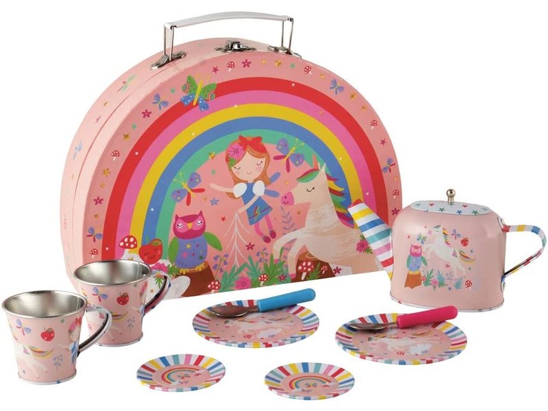 Floss and Rock Rainbow Fairy Tin Tea Set