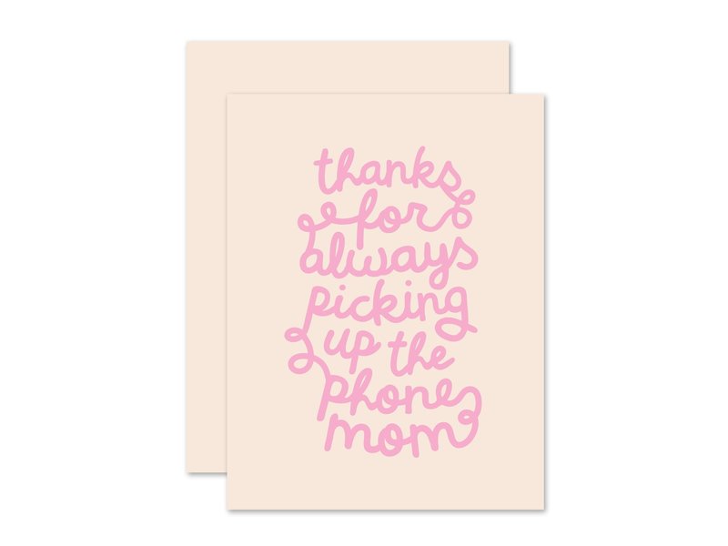 The Social Type Phone Mom Card