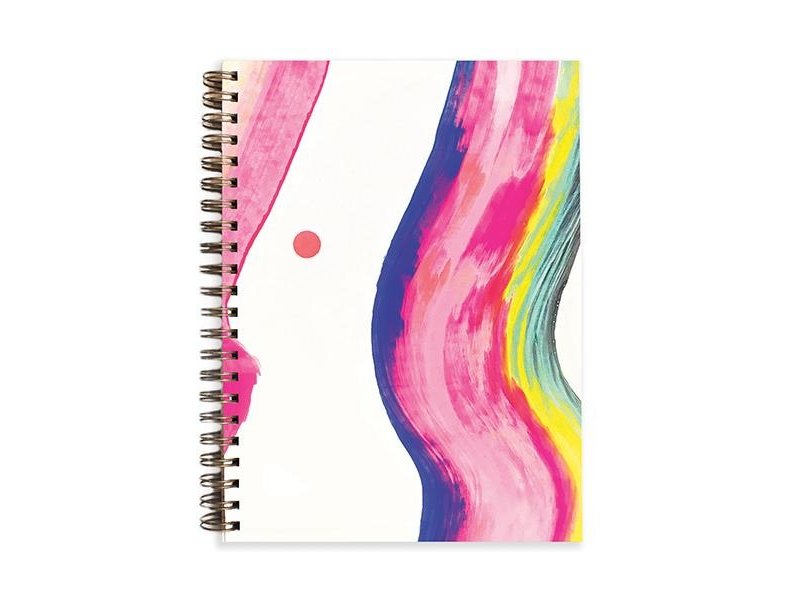 Moglea Candy Swirl Painted Notebook