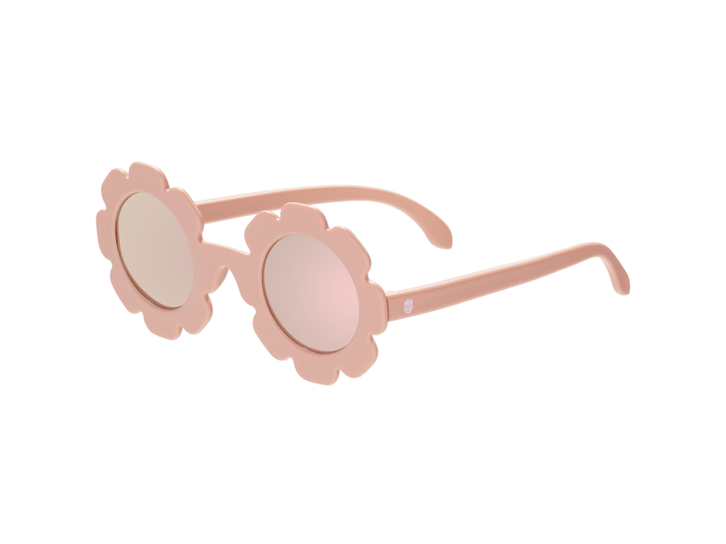 Babiators, LLC Peach Keen Polarized Flower Sunglasses with Mirrored Lens Ages 0-2 years