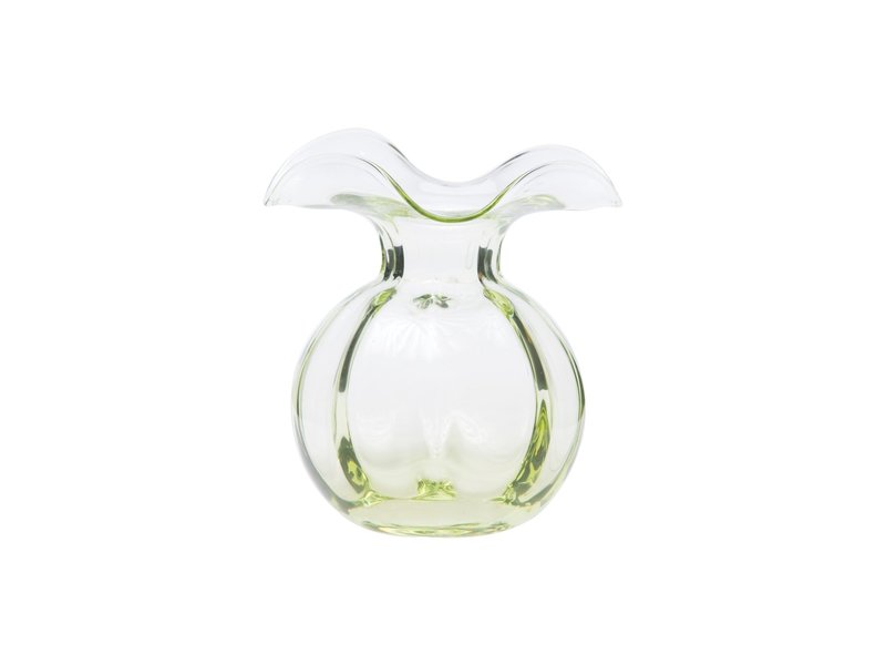 Vietri Incorporated Hibiscus Glass Green Bud Vase