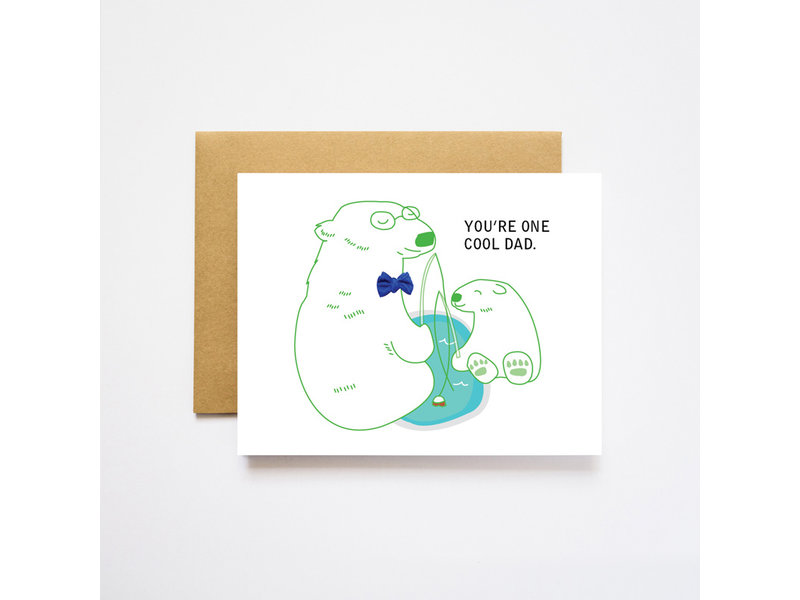 I Loot Paperie Cool Polar Bear Father's Day