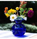 Vietri Incorporated Hibiscus Glass Cobalt Bud Vase