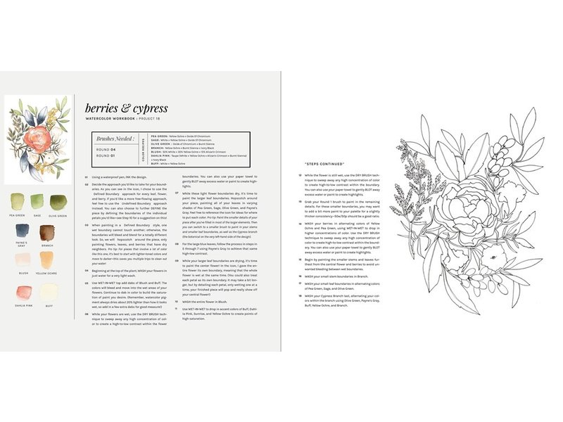 Paige Tate & Co Watercolor Workbook