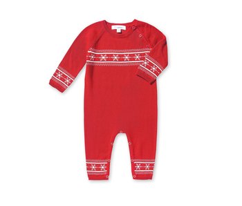 Holiday Intarsia Coverall