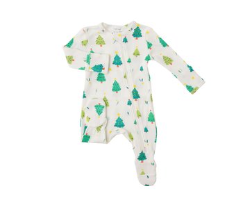 Happy Christmas Tree Zipper Footie