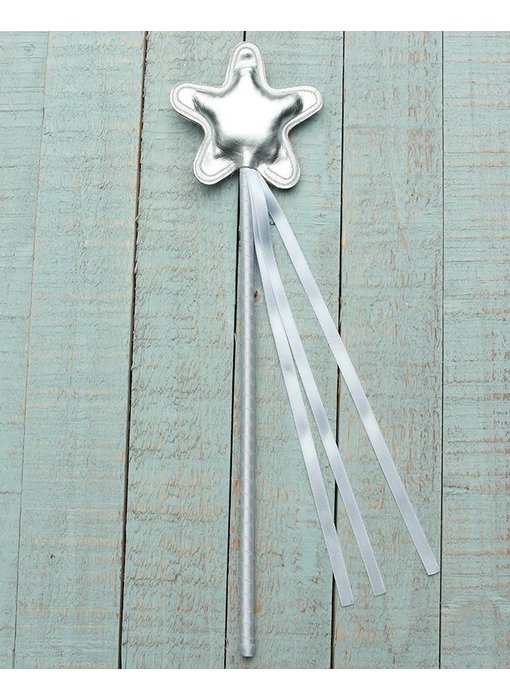 Silver Patent Star Wand