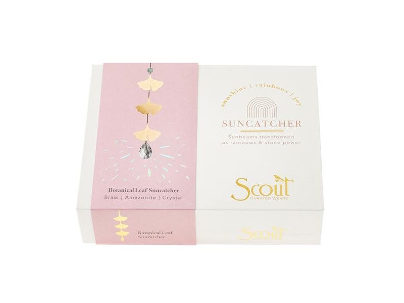Scout Curated Wears Suncatcher Botanical Leaf Amazonite