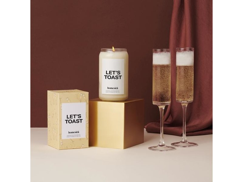 Homesick Candles Let's Toast Candle