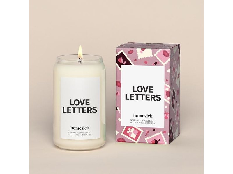 Homesick Candles Love Letters Candle