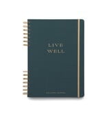 Design Works Ink Guided Wellness Journal "Live Well"