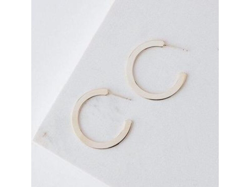 Lover's Tempo Gloria Large Hoop Earrings Gold