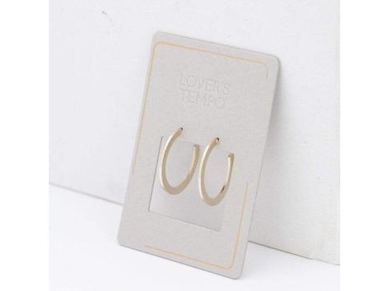 Lover's Tempo Gloria Large Hoop Earrings Gold