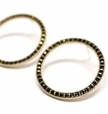 Lover's Tempo Portside Hoop Earrings Black