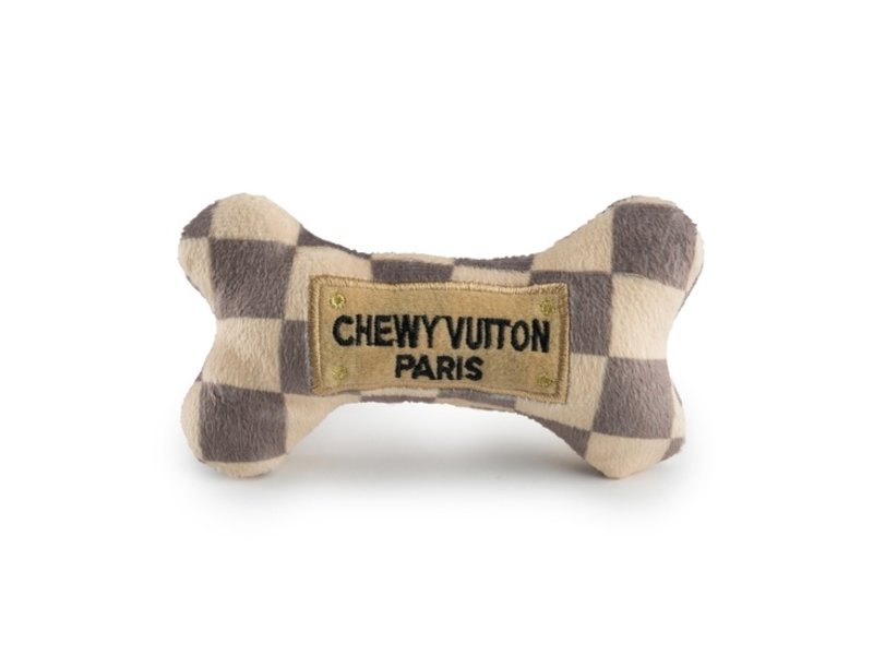 Haute Diggity Dog Chewy Vuiton Checker Bone