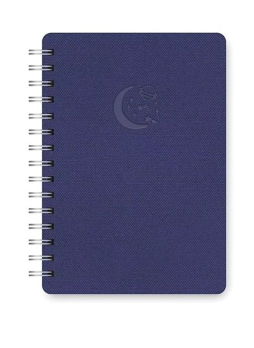 Agatha Moons & Stars (Navy) Notebook