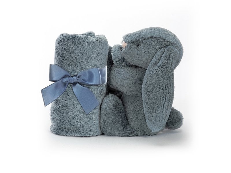 JellyCat Inc Bashful Dusky Blue Bunny Soother